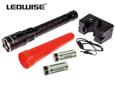 Ledwise 1700-AT787 Latarka Ręczna Akumulatorowa 930lm Zasięg 430m CREE XP-L HD - Zdjęcie 5