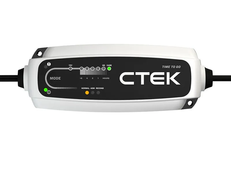 CTEK CT5 TIME TO GO - Automatyczna ładowarka akumulatorów 12V 14-130Ah z trybem rekondycjonowania - Zdjęcie 4