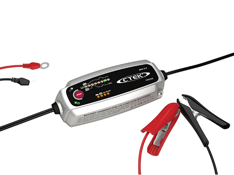 CTEK MXS 5.0 Power Kit - Automatyczna Ładowarka Samochodowa 8-Fazowa z Powerbанkiem 5000mAh - Zdjęcie 2