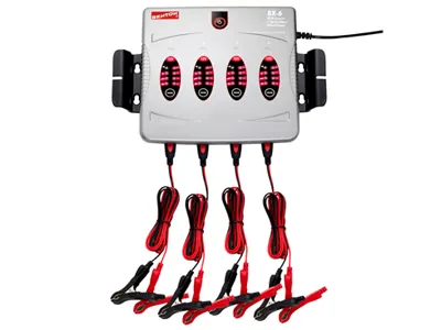 BENTON BX6 Profesjonalna Ładowarka Akumulatorów 12V 4x4A z Automatycznym Ładowaniem - Zdjęcie 2