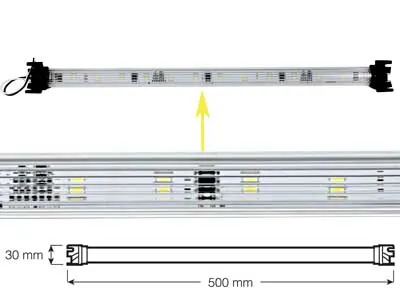 Lampa LED do wnętrza pojazdu 600lm 9-16V 500mm - Oświetlenie sufitowe - Zdjęcie 2