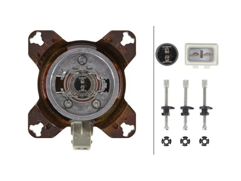 HELLA High Beam - Reflektor Drogowy H7/BA9s 12V z Regulacją - Zdjęcie 2