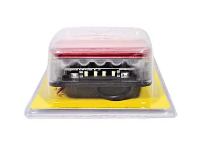 BL Tylna Lampa LED Wielofunkcyjna 12V 100x100mm - Pozycja, Kierunkowskaz, Stop, Tablicy Rejestracyjnej - Zdjęcie 2