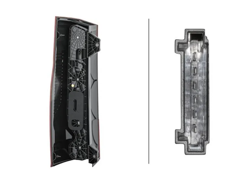 Tylna lampa zespolona LED 12V - światła STOP i pozycyjne LED, kierunkowskaz, cofania i przeciwmgłowe żarowe - Zdjęcie 2