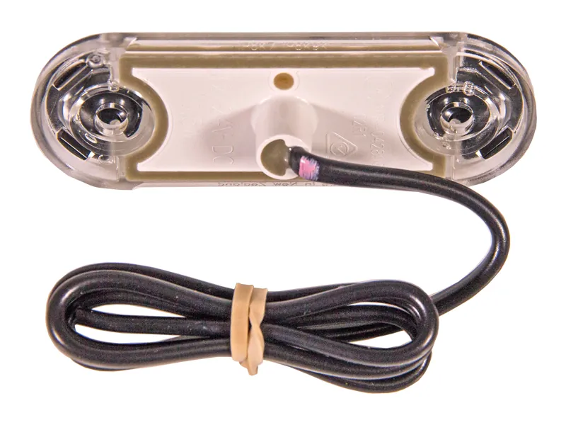 HELLA Lampa Obrysowa LED 12-24V Czerwona 0.5W Wpuszczana IP6K9K - Zdjęcie 2