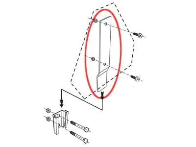 Uchwyt na tablicę wolnobieżnego pojazdu - montaż oznaczenia trójkąta ostrzegawczego - Zdjęcie 2