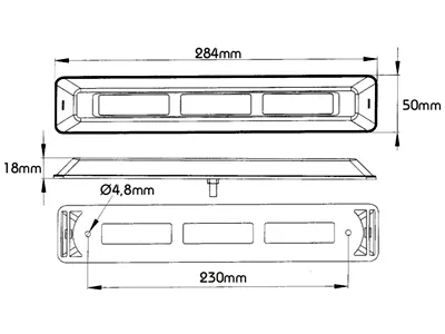 PROPLAST Obudowa montażowa do PRO-CAN XL czarna 284mm - Zdjęcie 2