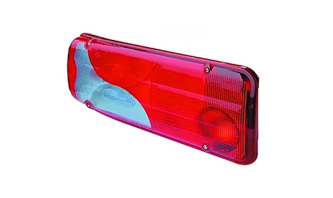 Klosz lampy tylnej MAN TGA, TGX 05-07 niebieski lewy 81252256059 - Dalekosiezne.pl