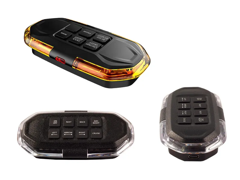 Radiant LED Beacon Panel 1849mm Żółty 12 Trybów 10-30V ECE R65 - Zdjęcie 2