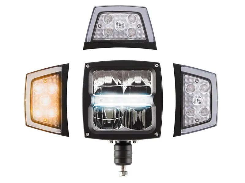 STRANDS Lampa Pługowa z Podgrzewaną Szybą 10-30V - Światła Mijania, Drogowe, Kierunkowskazy - Zdjęcie 3