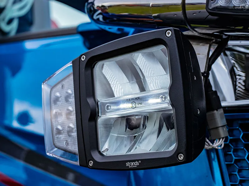 STRANDS Lampa Pługowa z Podgrzewaną Szybą 10-30V - Światła Mijania, Drogowe, Kierunkowskazy - Zdjęcie 7