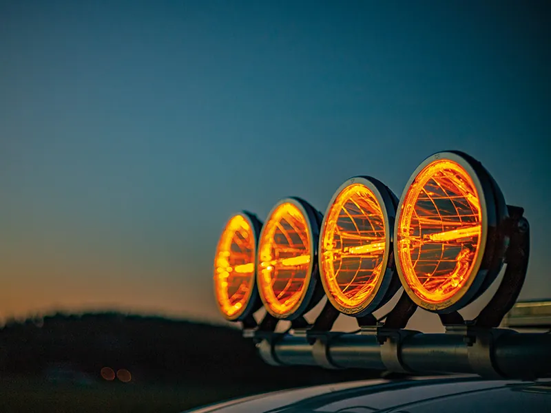 STRANDS Ambassador 9" Okrągła Lampa LED Drogowa 5535lm 10-32V z Podwójnym Światłem Pozycyjnym - Zdjęcie 6