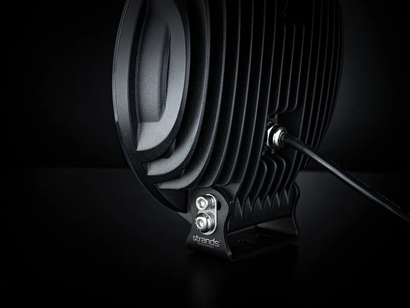 STRANDS Dark Knight Intense 9" - Okrągła Lampa LED 14000lm 9-36V Czarna - Zdjęcie 4