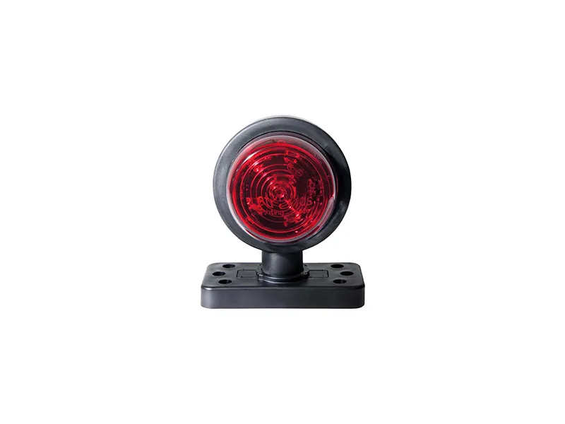 STRANDS Viking Red - Lampa Obrysowa 6 LED 12-24V Czerwona ø70mm - Zdjęcie 2