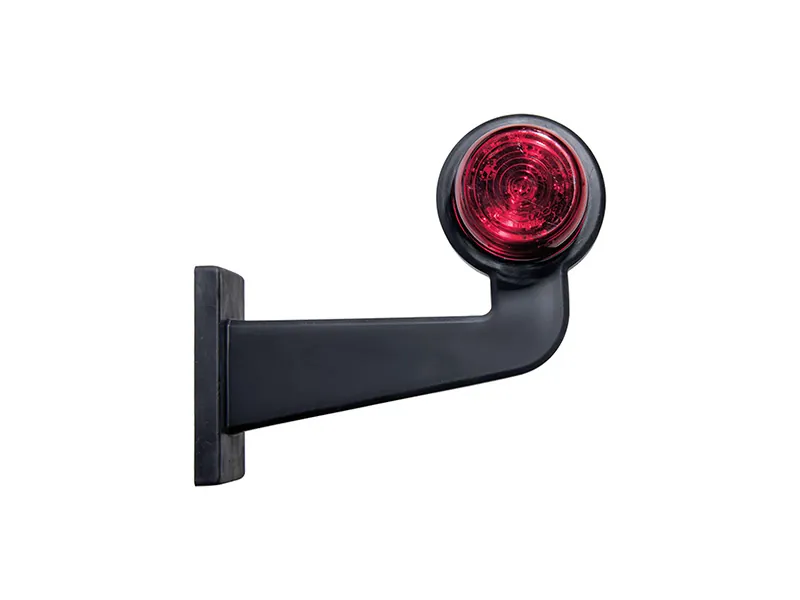 STRANDS Viking Red - Lampa Obrysowa 6 LED 12-24V Czerwona ø70mm - Zdjęcie 3