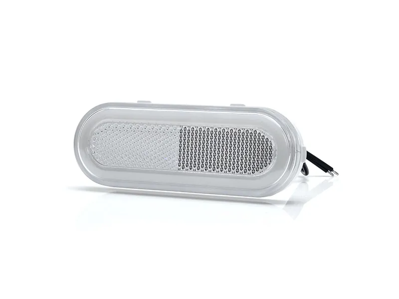 STRANDS Lampa Obrysowa Biała LED 12-24V 124mm IP66/68 ECE R7 - Zdjęcie 3