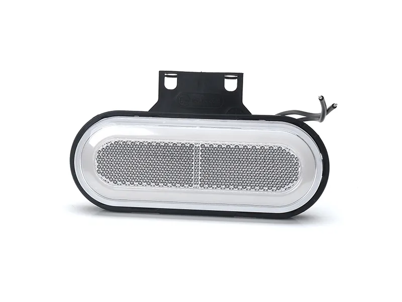 STRANDS Lampa Obrysowa Biała LED 12-24V 124mm IP66/68 ECE R7 - Zdjęcie 6