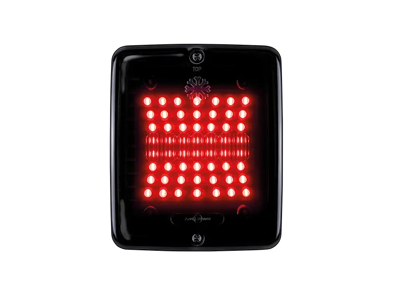 STRANDS DARK KNIGHT IZE Lampa Tylna LED Kwadratowa 24V - Światło Pozycyjne i Hamowania - Zdjęcie 2