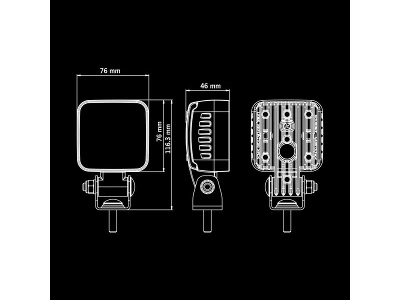 STRANDS FREEDOM WORK LIGHT Lampa Robocza LED 1435lm 10-70V ECE R10 - Zdjęcie 5