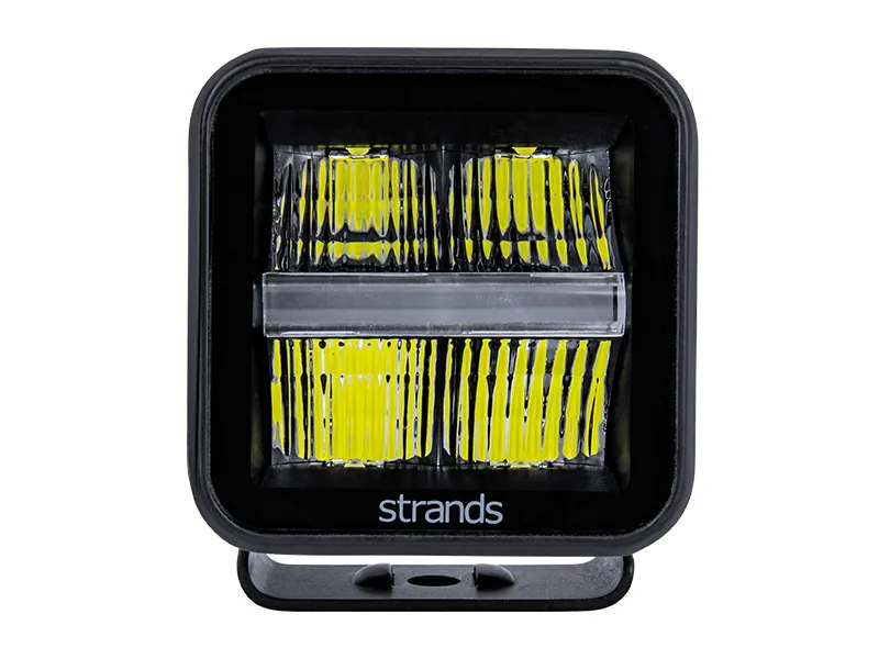 STRANDS Siberia Qube QB - Kompaktowa Lampa Robocza LED 4800lm 9-32V z Światłem Pozycyjnym - Zdjęcie 3
