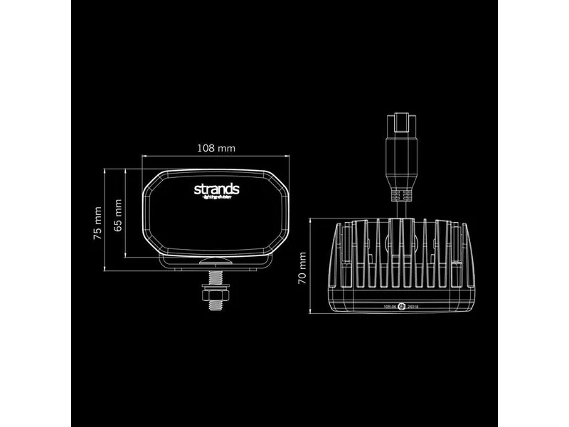 STRANDS FOR9T LIGHT POD - Lampa LED 4500lm 10-48V z Światłem Pozycyjnym - Zdjęcie 9