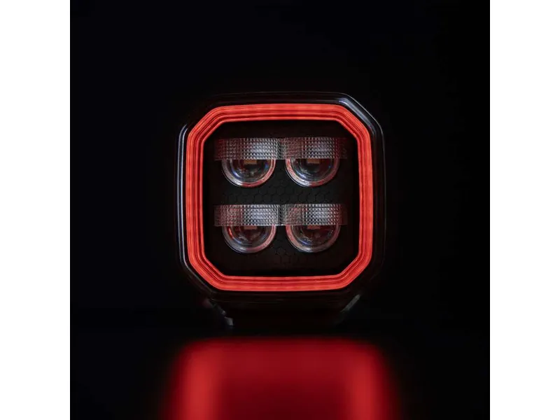 STRANDS FOR9T Lampa Robocza LED 7200lm 10-48V z Pozycjami Czerwonymi i Pomarańczowymi - Zdjęcie 7