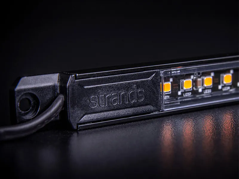 STRANDS Lampa Wewnętrzna LED Bursztynowa 281mm 480lm 9-32V IP67 - Zdjęcie 2