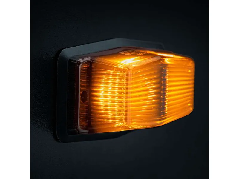 STRANDS IZE LED BLACK BULLET - Lampa Pozycyjna Biała/Pomarańczowa 10-32V IP69K - Zdjęcie 5