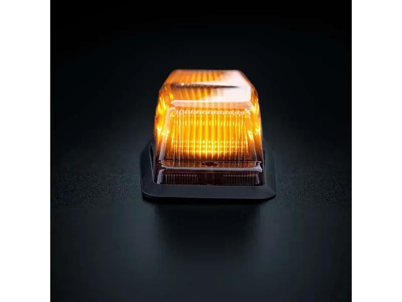 STRANDS IZE LED BLACK BULLET - Lampa Pozycyjna Biała/Pomarańczowa 10-32V IP69K - Zdjęcie 6