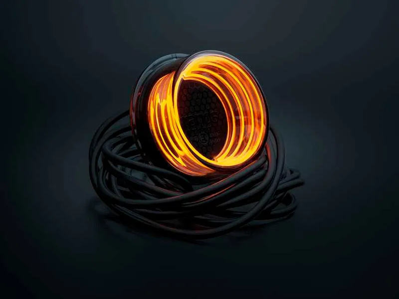 STRANDS FOR9T GEO - Lampa Obrysowa Boczna 10-40V ø70mm IP67 ECE R10 R148 - Zdjęcie 3